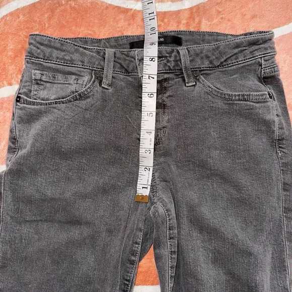 Joe's Jeans Gray Skinny Ankle Jeans Low Rise Sz 27 - Picture 6 of 7